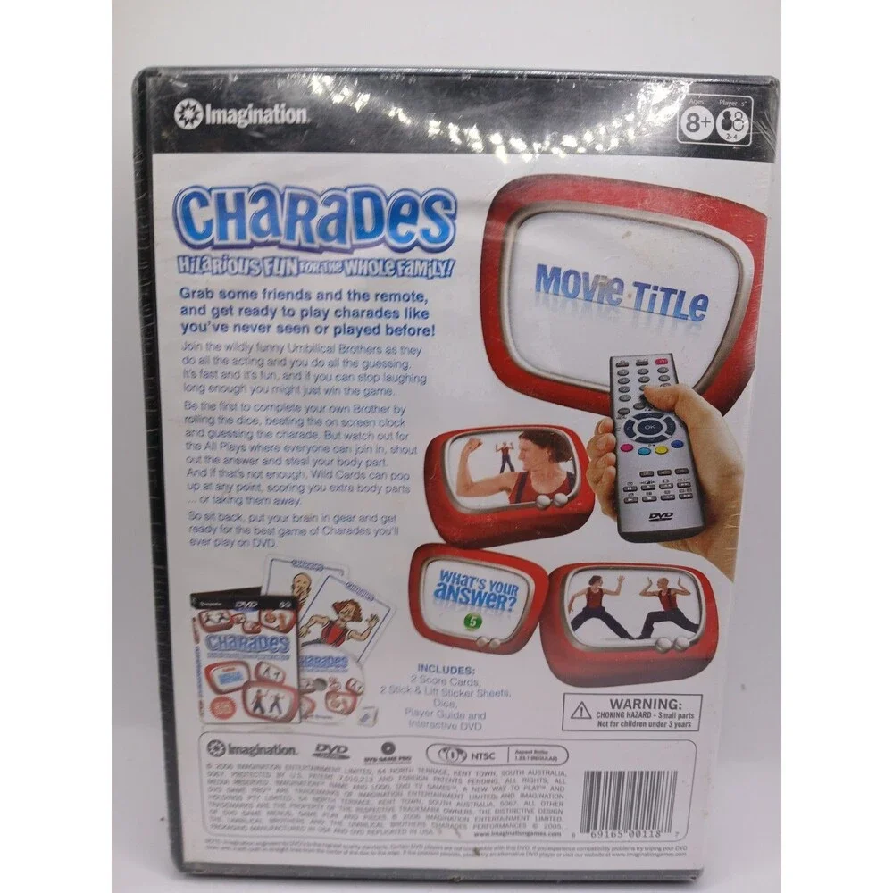 Charades [Interactive DVD Game, 669165001187] Hilarious Fun For The Whole Family